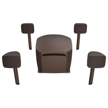 Klipsch Courtyard 4.1 Landscape Speaker System in Matte Brown, , large