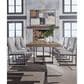 Ashley Tomtyn 7-Piece Dining Set in Light Brown and Gray, , large