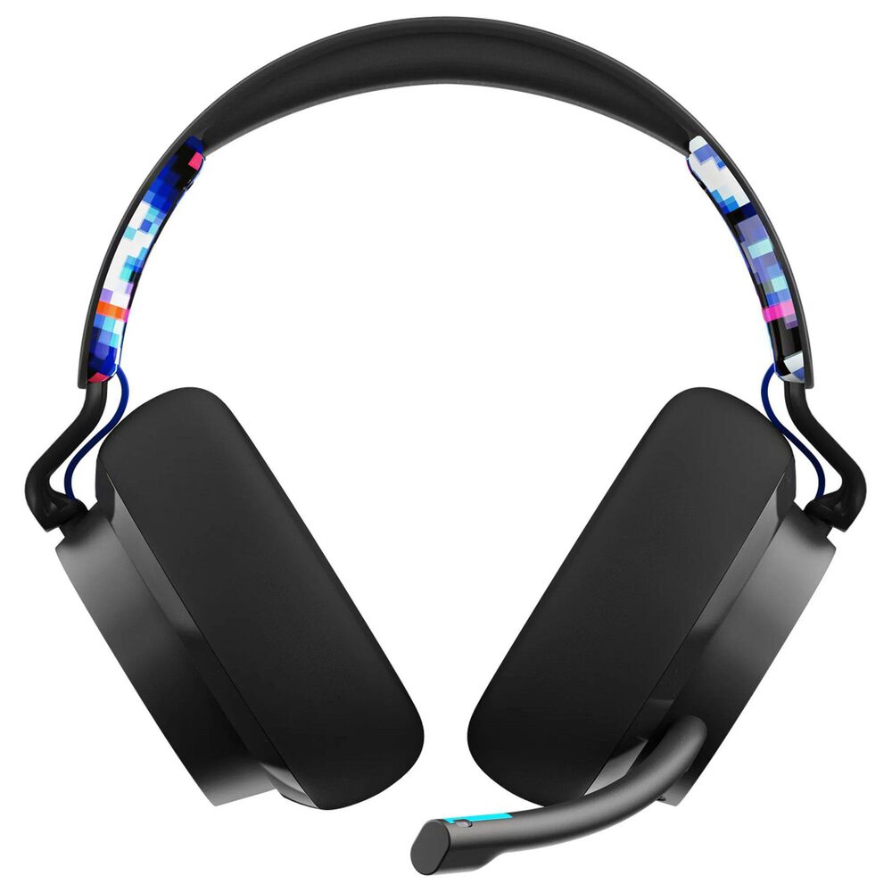 Skullcandy SLYR Multi-Platform Wired Gaming Headset in Black DigiHype and Blue, , large