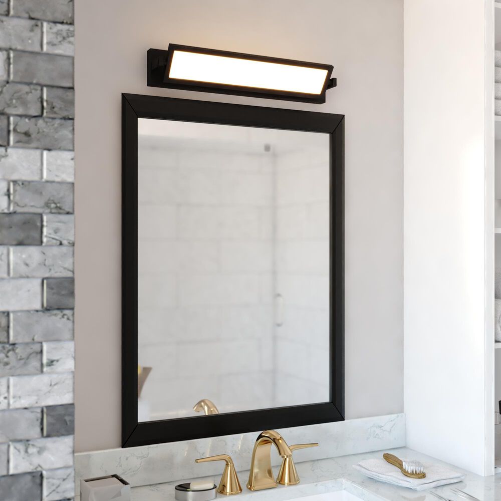 Vaxcel Fremont 1-Light Bathroom Vanity in Matte Black, , large