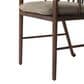 FOUR HANDS Brenna Dining Chair in Drifted Oak with Broadway Olive Cushion, , large