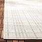 Safavieh Bermuda BMU802A 2" x 10" Ivory and Light Grey Indoor/Outdoor Performance Runner, , large