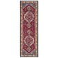 Safavieh Monaco MNC207C-214 2"2" x 14" Red/Turquoise Runner, , large