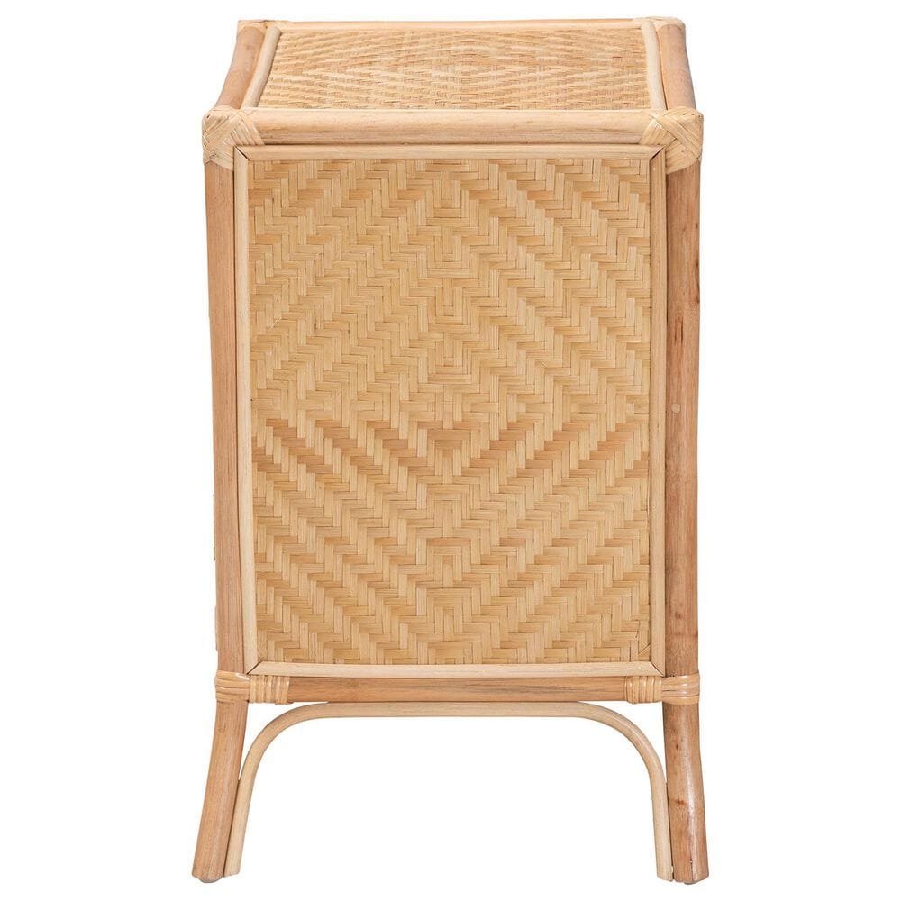 Baxton Studio Danna 2-Shelf Nightstand in Natural Brown, , large