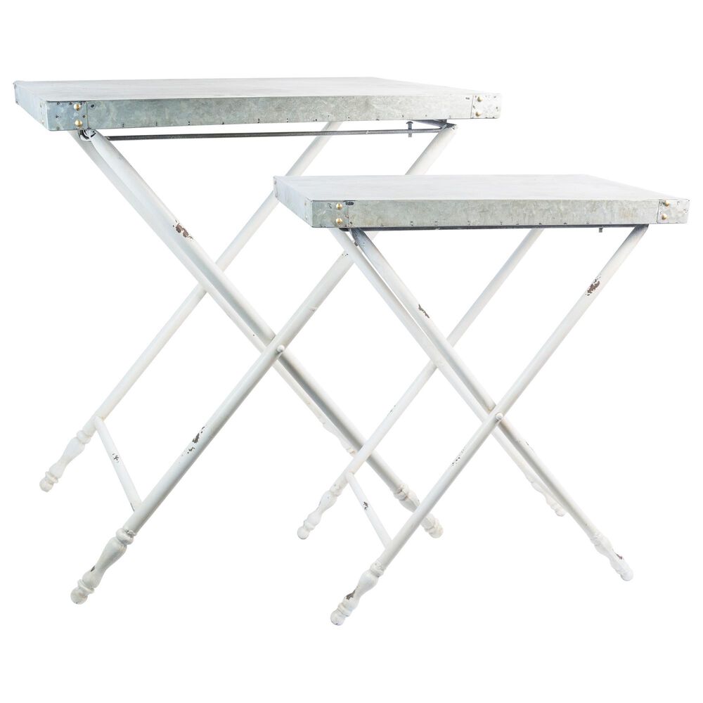 VIP Home and Garden American Mercantile Metal Table (Set of 2), , large