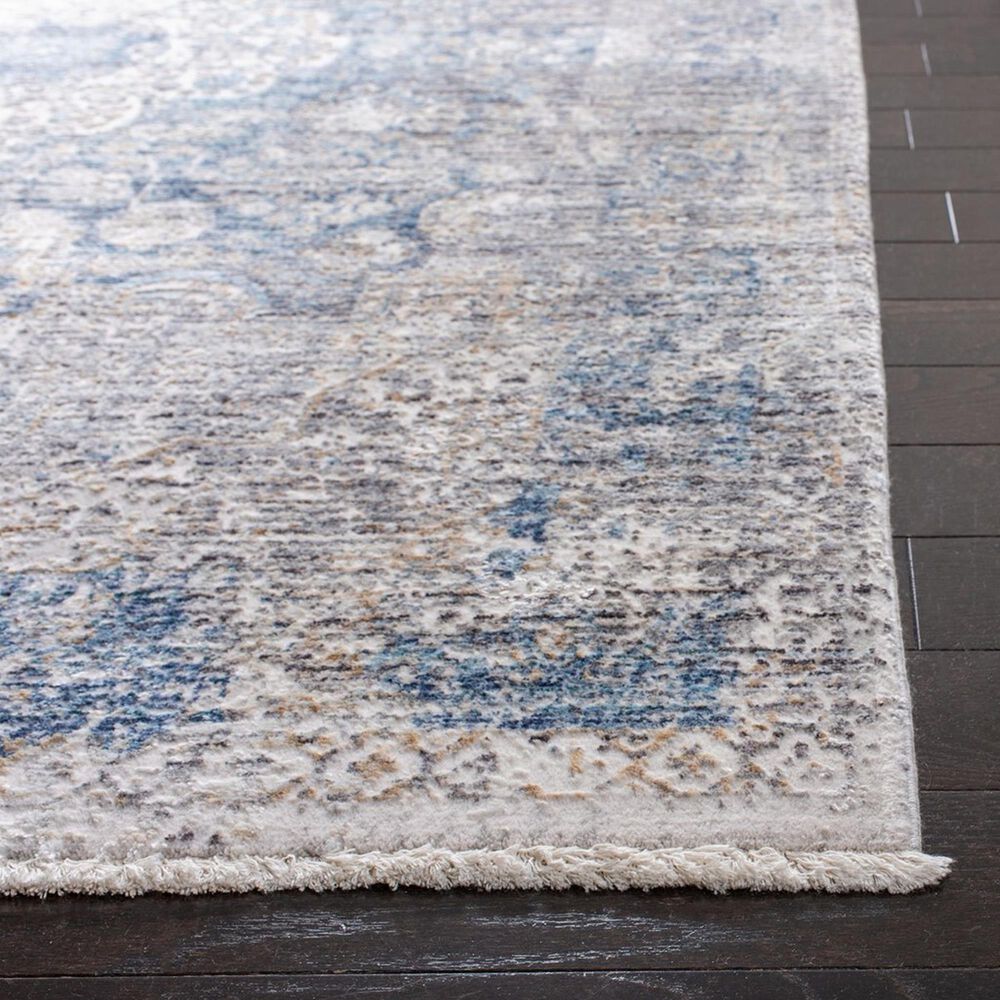 Safavieh Dream DRM410K 2&#39; x 8&#39; Grey and Blue Runner, , large