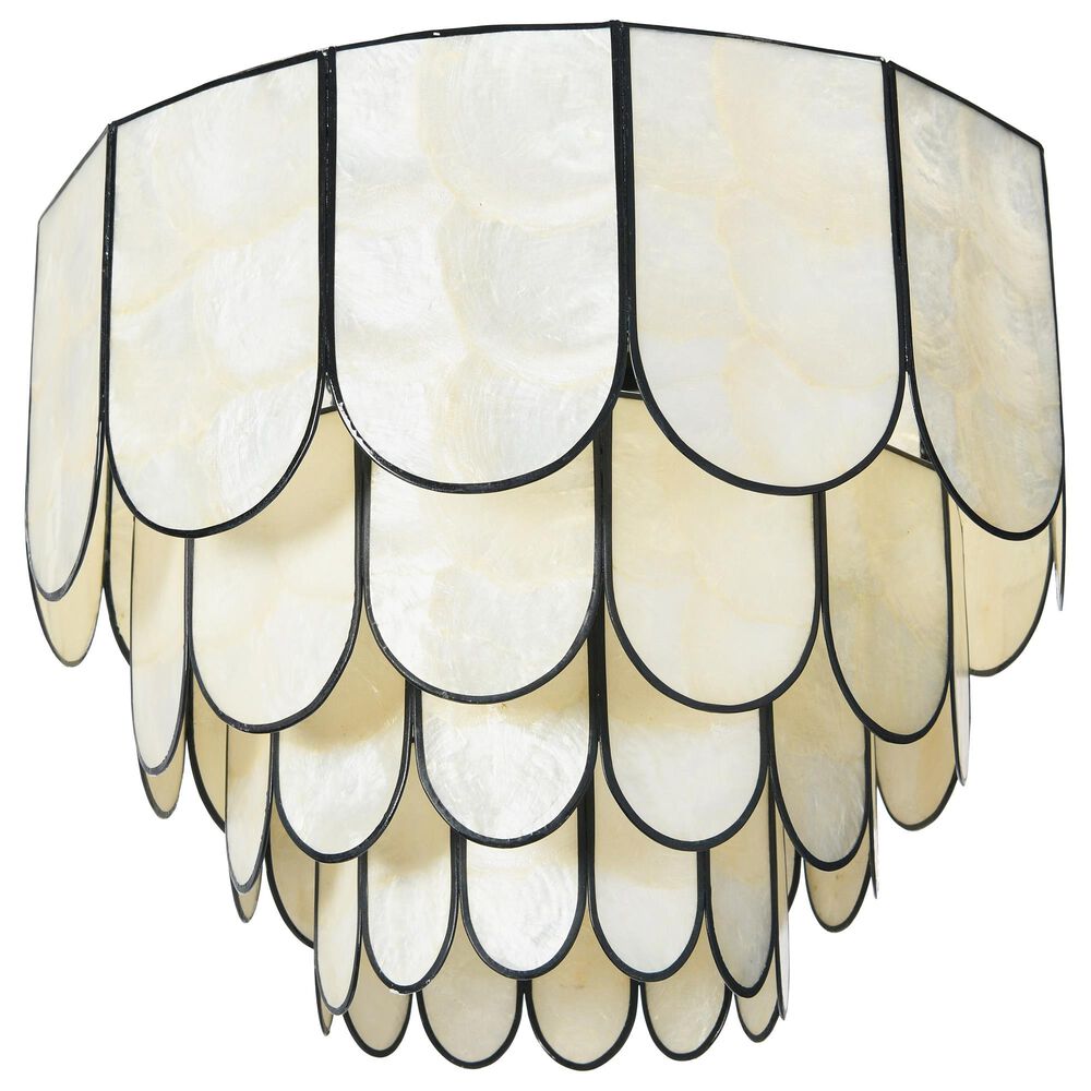 Creative Coop Gatsby 4-Tier Flush Mount in Black, , large