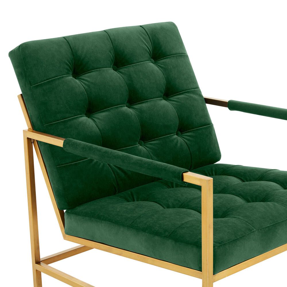 Tov Furniture Van Accent Chair in Emerald Green Nebraska Furniture Mart
