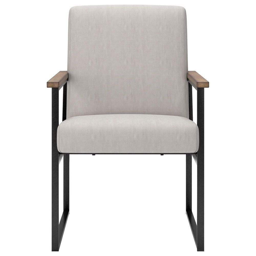 Ashley Montia Desk Chair in Gunmetal Gray and Light Brown, , large