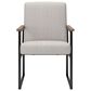 Ashley Montia Desk Chair in Gunmetal Gray and Light Brown, , large