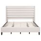 Pacific Landing Leslie Eastern King Upholstered Platform Bed in Beige, , large