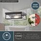 Vaxcel Clinton 2-Light Outdoor Flush Mount in Matte Black, , large
