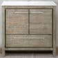 Lexora Home Lafarre 36" Single Bathroom Vanity in Rustic Acacia with 2 cm White Cultured Marble Top and Rectangular Sink, , large