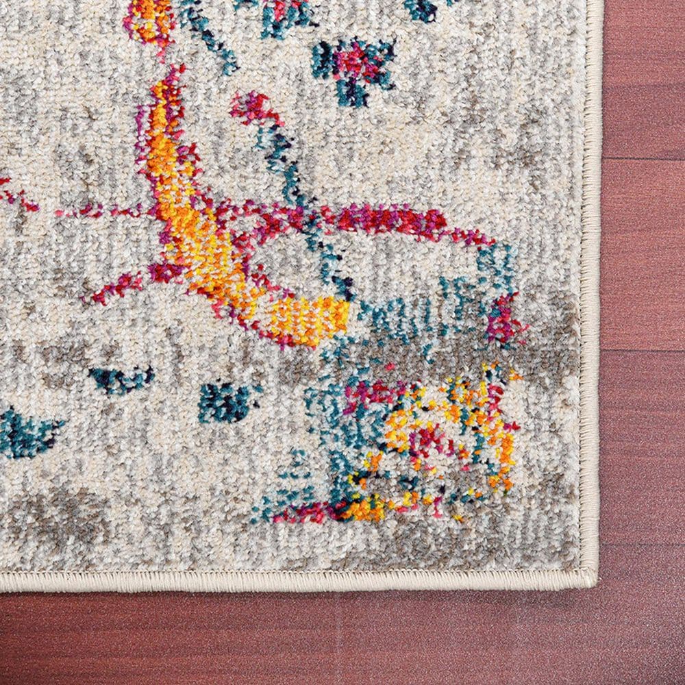 Amer Rugs Montana Transitional 7&#39;10&quot; x 10&#39;10&quot; Ivory and Orange Area Rug, , large
