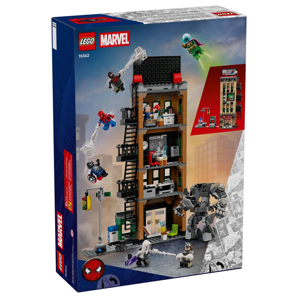 LEGO Marvel Spider-Man vs. Mysterio - The Daily Bugle Building Set, , large