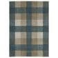 Oriental Weavers Alton Flanel 9"10" x 12"10" Blue and Beige Area Rug, , large