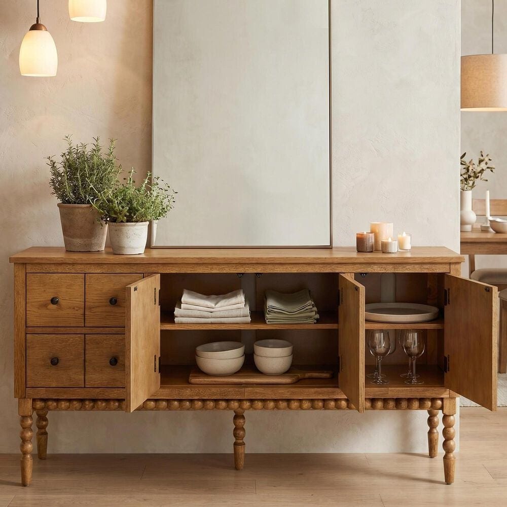Forma &amp; Co Turn Wood Console in Priaire Oak, , large