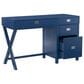 Linon Home Decor Peggy Side Storage Desk in Navy, , large
