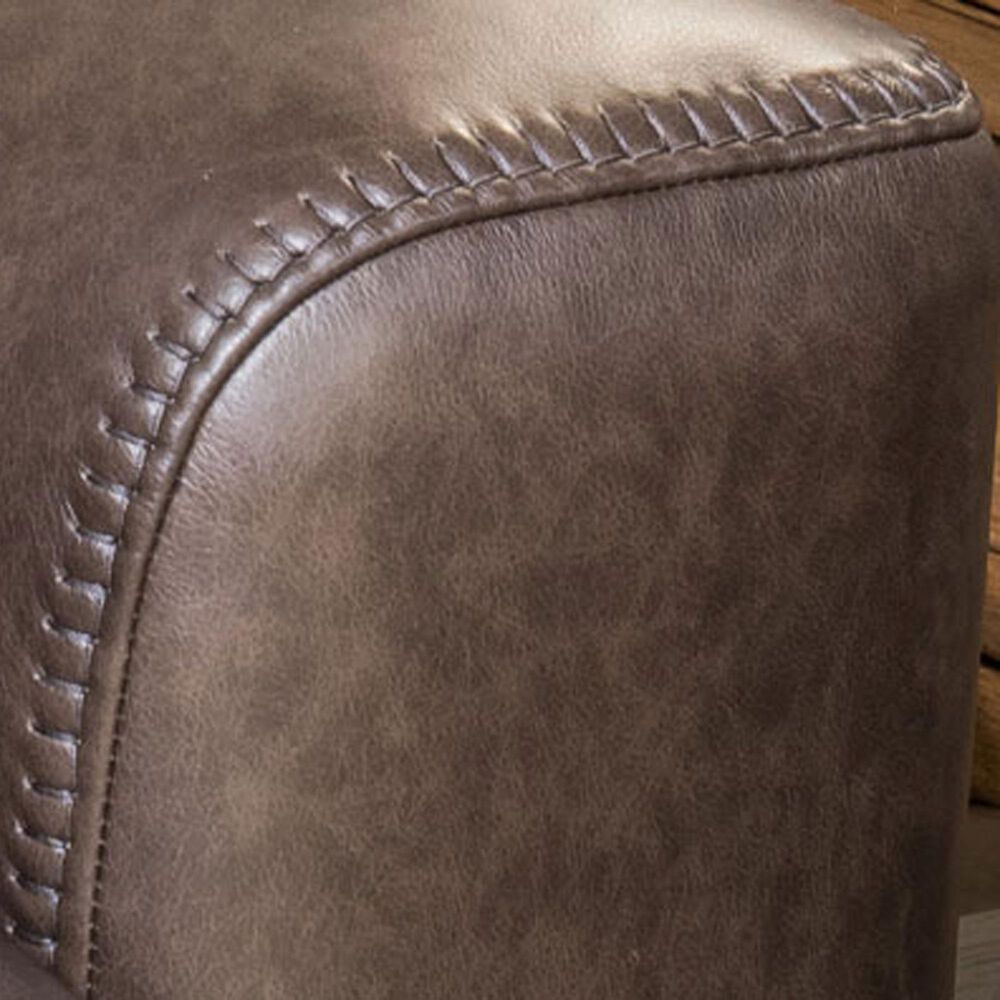 Ashley Crossplex Power Recliner Sofa with Adjustable Headrest in Smoke, , large