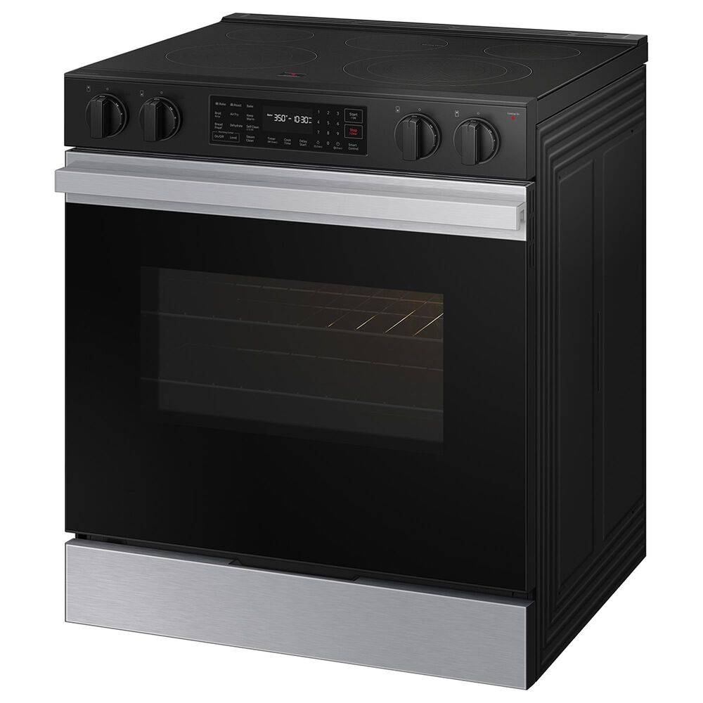 Samsung Bespoke Bespoke 6.3 Cu. Ft. Smart Slide-In Electric Range with Air Fry and Convection in Stainless Steel, , large