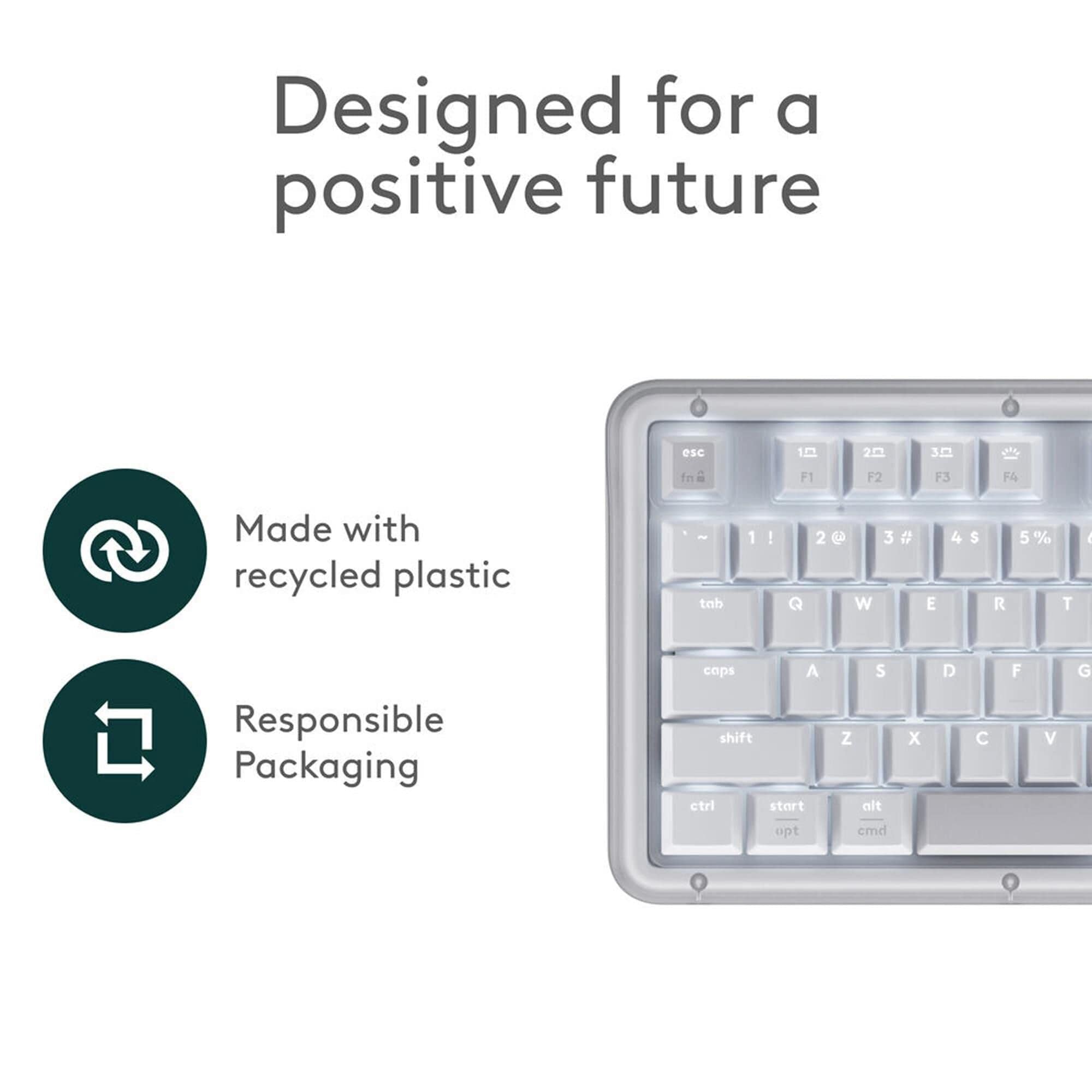 Logitech Alto Keys K98M Wireless Mechanical Keyboard in Off-White