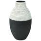 Ashley Girtha Vase in Antique White and Black, , large