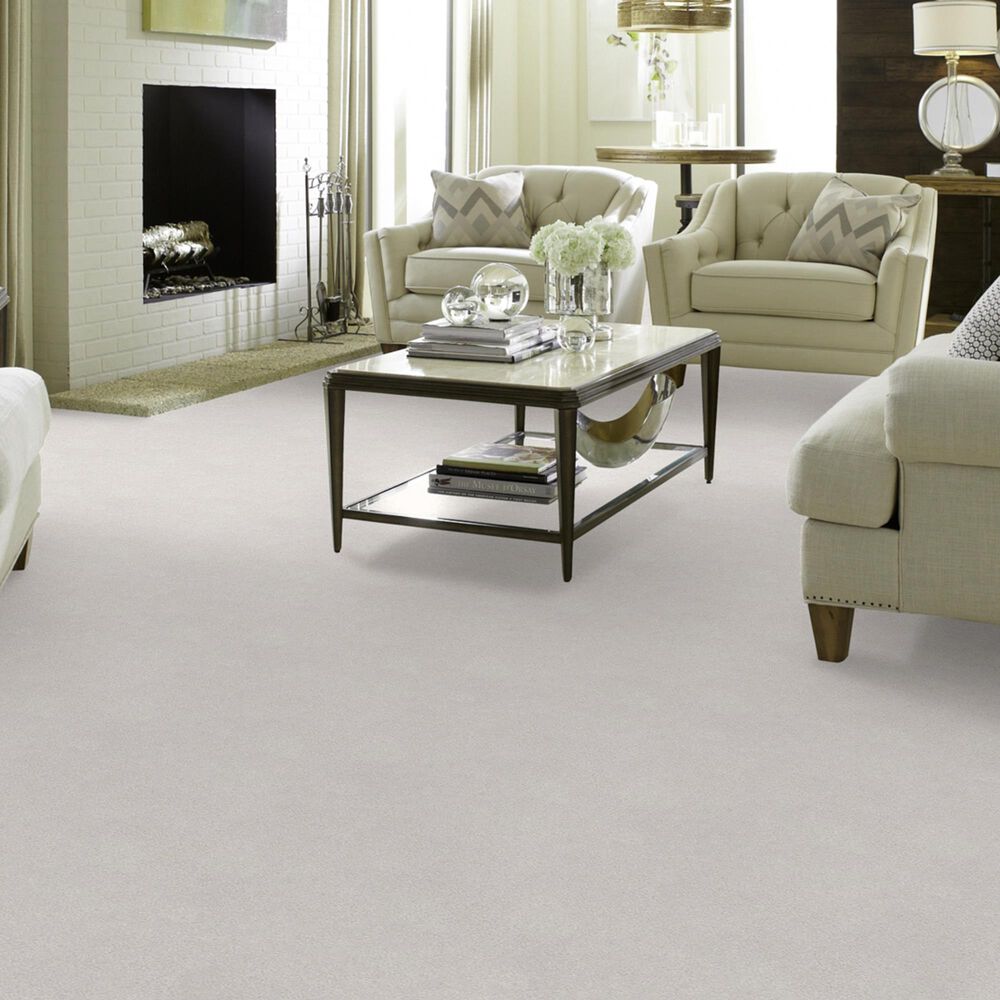 Shaw Foundations Take The Floor Texture II Carpet in Dove, , large