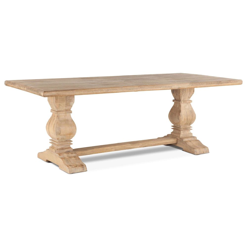 Home Trends & Design San Rafael 72" Rectangular Dining Table in Antique Oak - Table Only, , large