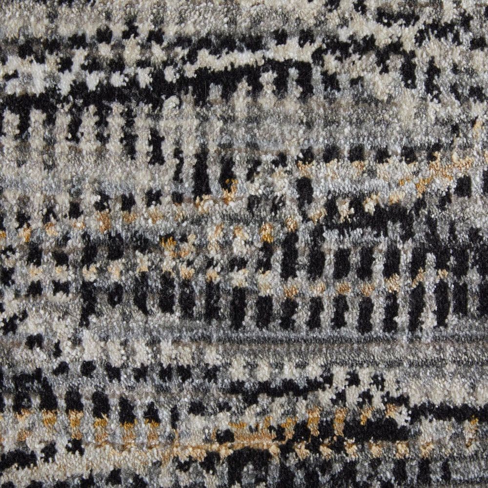Feizy Sonora 7&#39;10&quot; x 10&#39;3&quot; Gray and Charcoal Area Rug, , large
