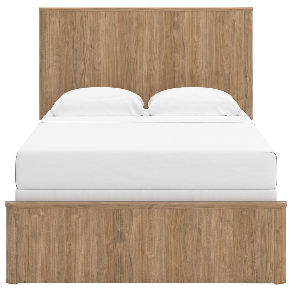 Ashley Gramburg 4 Piece Full Panel Bedroom Set in Warm Brown, , large