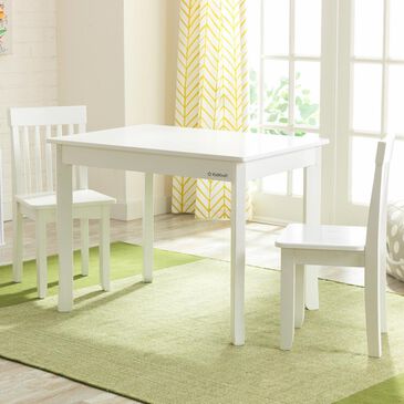 Kidkraft Avalon 3 Piece Table Set in White, , large