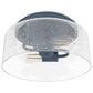 Hunter Hartland 2-Light Flush Mount in Indigo Blue, , large