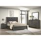 Crown Mark Valor Dresser Mirror in Grey, , large