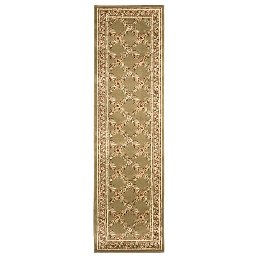 Safavieh Lyndhurst LNH557 2"3" x 16" Green Runner, , large