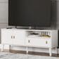 Ashley Aprilyn 59" TV Stand in White, , large
