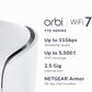NETGEAR Orbi 770 Series 3-Pack? Tri-Band Wi-Fi 7 Mesh Router in White, , large