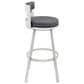 Blue River Flynn 26" Swivel Counter Stool in Silver, , large