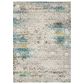 Safavieh Aria 4" x 6" Blue and Creme Area Rug, , large