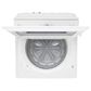 LG 5 Cu. Ft. Smart Top Load Washer and 7.3 Cu. Ft. Electric Dryer Laundry Pair in Alpine White, , large