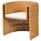 Baxton Studio Carina Arm Chair in Light Honey, , large