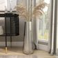 Maple and Jade 25" Tall Hammered Decorative Vase in Polished Silver, , large