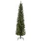 The Gerson Company Sterling 7.5" Hard/Mixed Cashmere Pencil Tree with 200 UL White Lights, , large