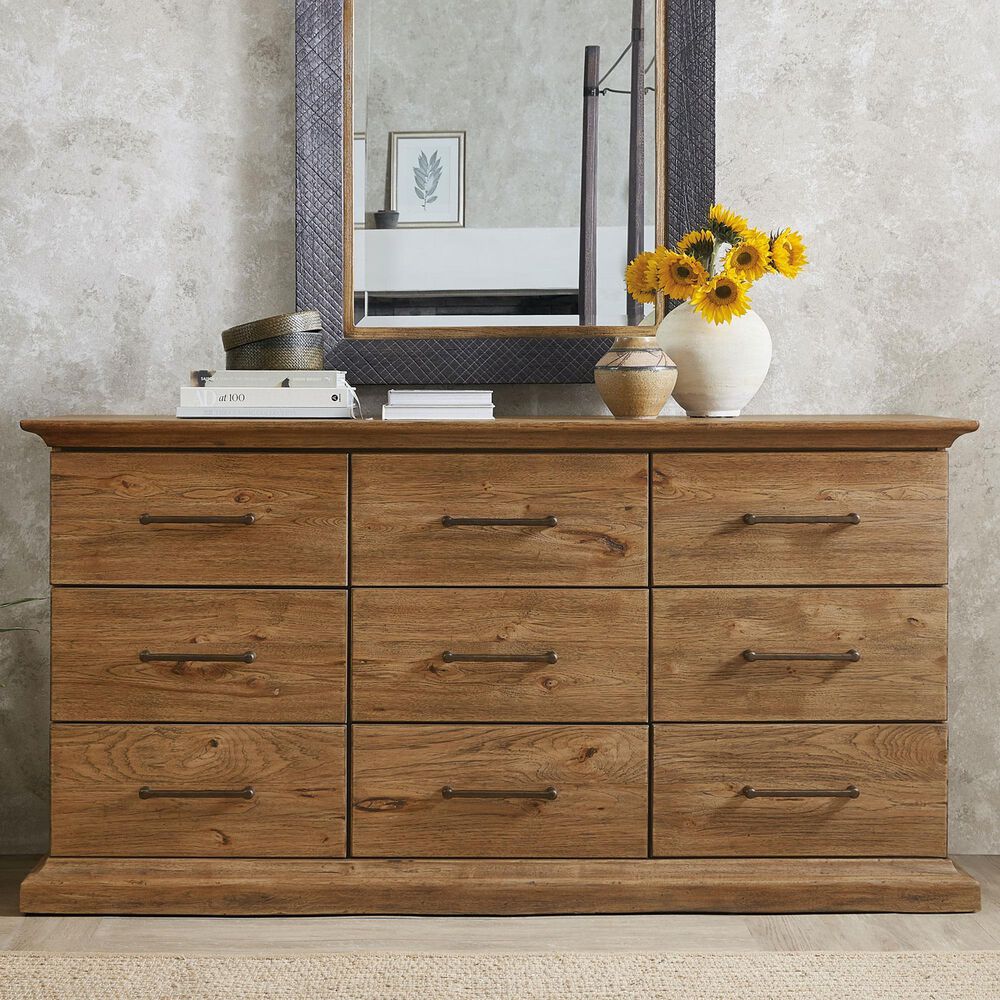Hooker Furniture Big Sky 9-Drawer Dresser in Vintage Natural, , large