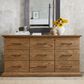 Hooker Furniture Big Sky 9-Drawer Dresser in Vintage Natural, , large