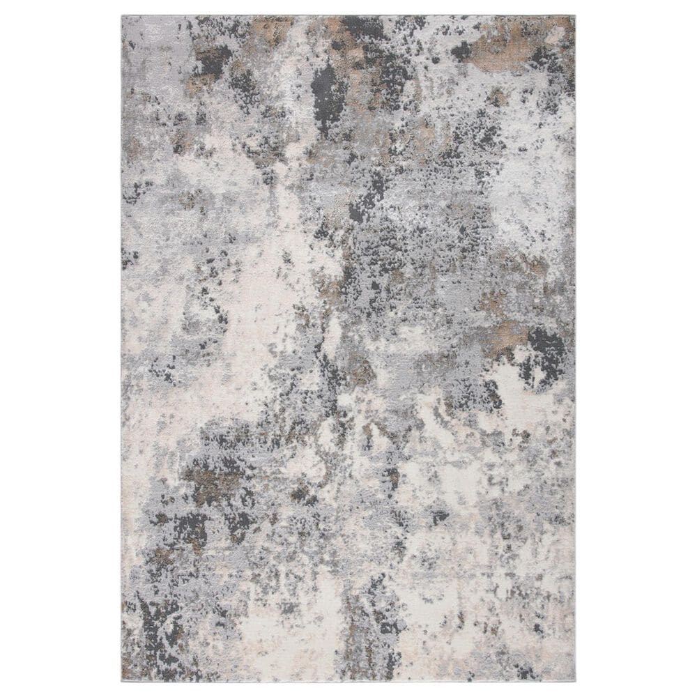 Safavieh Lagoon LGN522A 4" x 6" Ivory and Grey Area Rug, , large