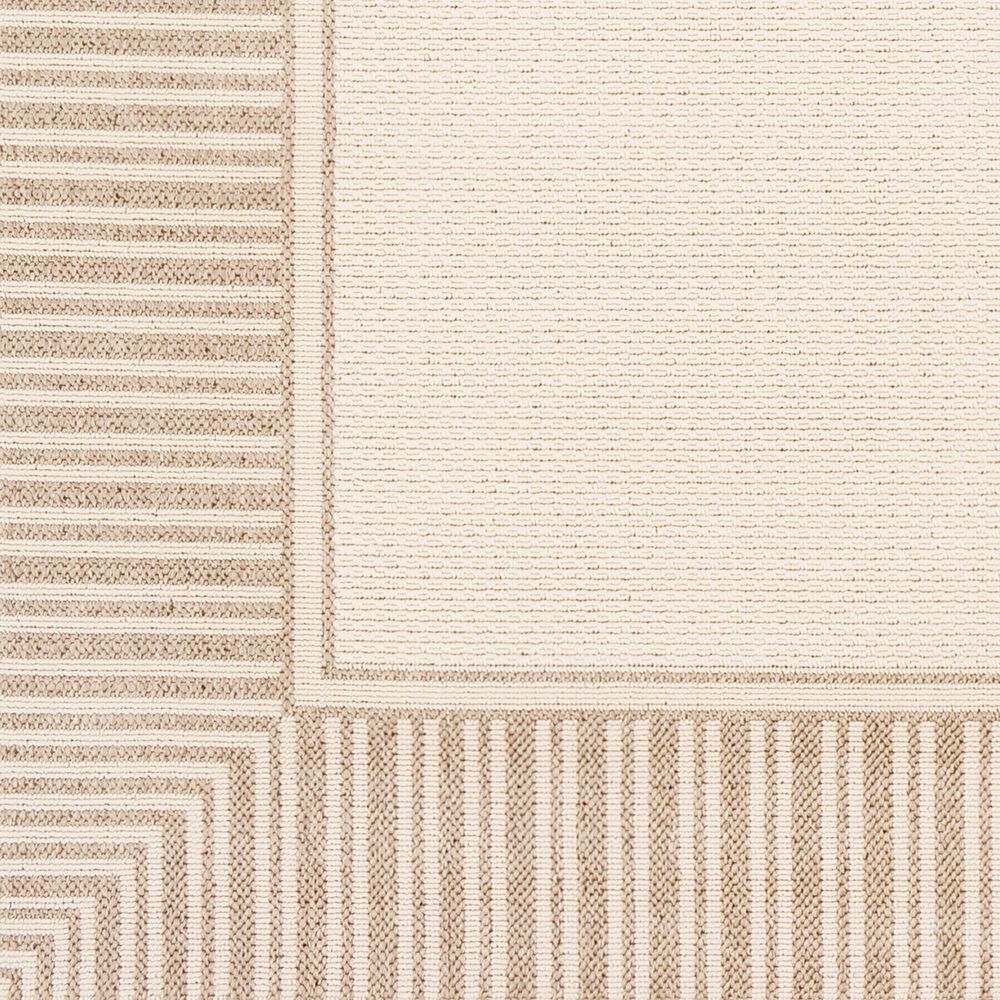 Surya Alfresco 5&#39;11&quot; x 8&#39;10&quot; Brown and Beige Indoor/Outdoor Area Rug, , large