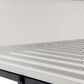 Hearth and Haven Adam Twin over Full Bunk Bed with White Mesh Guard Rail in Black, , large
