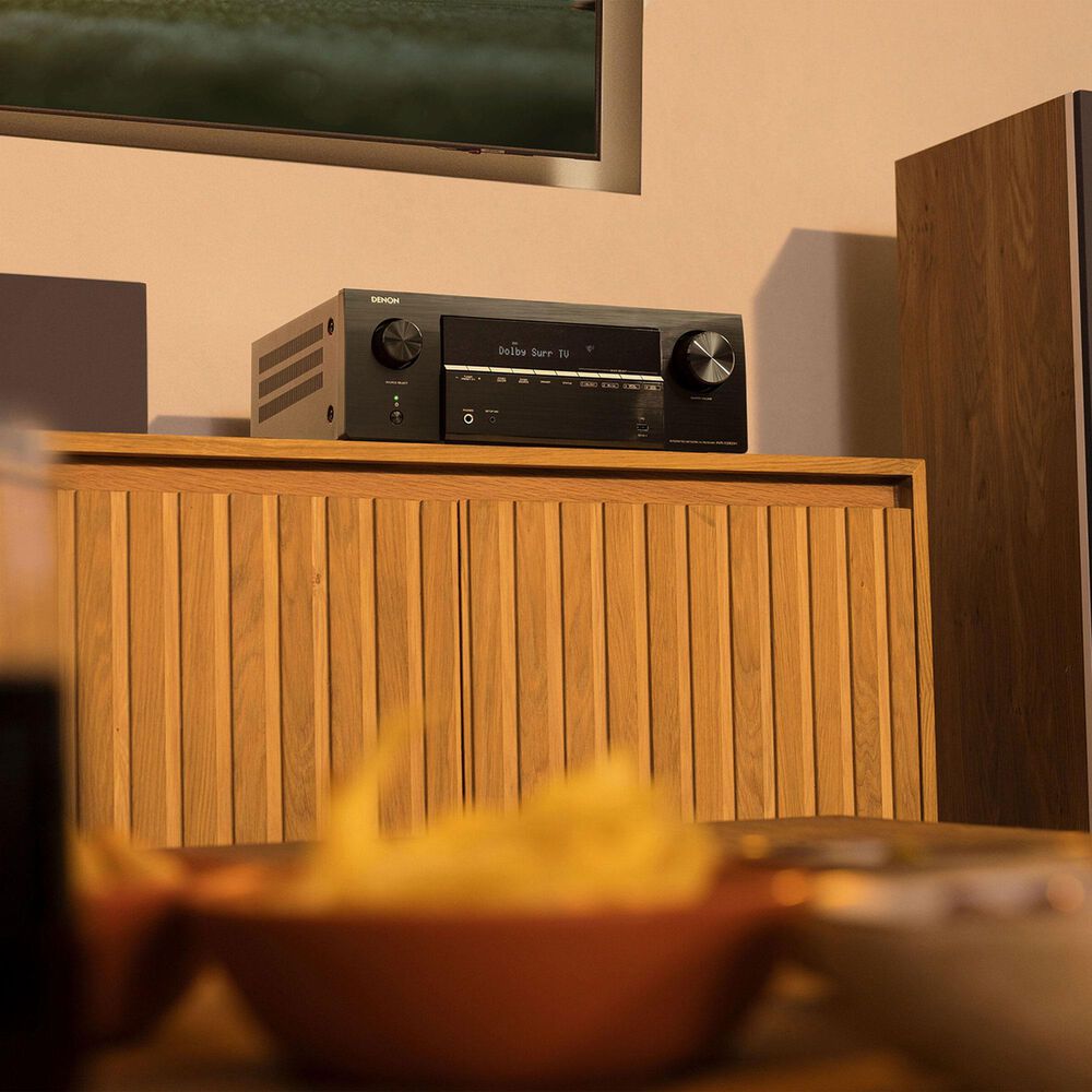 Denon 95W 7.2 Channels AV Receiver in Black, , large