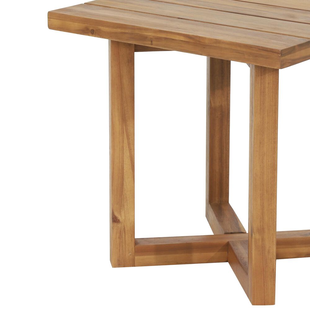 Hearth and Haven 2-Piece Patio Chat Set with Cross-Stretcher Base in Beige, , large