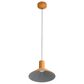 Golden Lighting Faroe 13" 1-Light LED Pendant in Earth Yellow and Grey, , large